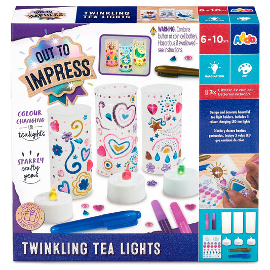 Out to Impress Twinkling Tea Lights Craft Set