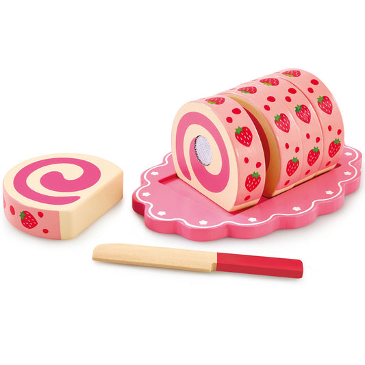Early Learning Centre Wooden Strawberry Swiss Roll