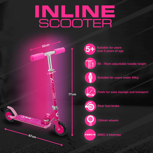 EVO Inline Scooter - Pink