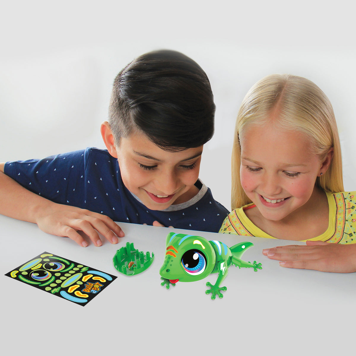 Build A Bot Motorised Glow Gecko Buildable Electronic Pet