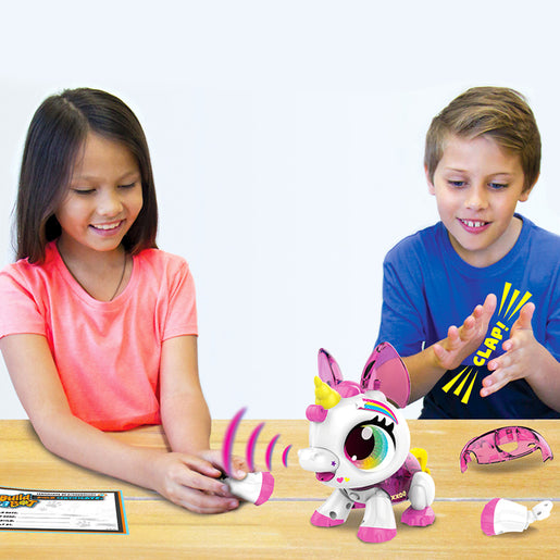 Build A Bot Unicorn Buildable Electronic Pet – The Entertainer