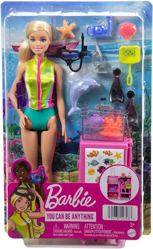 Barbie Marine Biologist Doll Playset