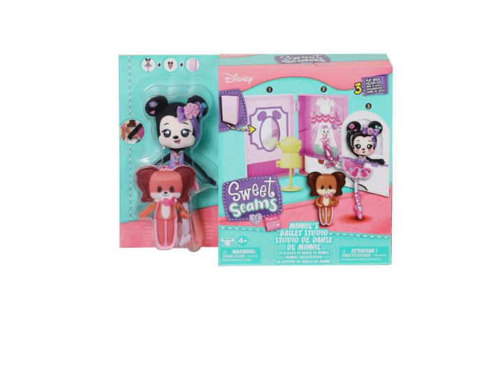 Disney Sweet Seams Deluxe Doll Pack – Disney Minnie’s Ballet Studio with Fifi