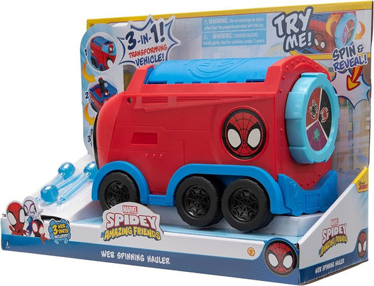 Spidey Deluxe Web Spinning Hauler (Styles Vary)