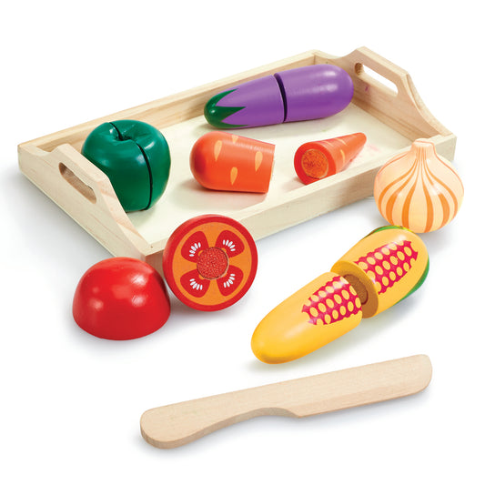 Woodlets Slicing Food Playset - Vegetables