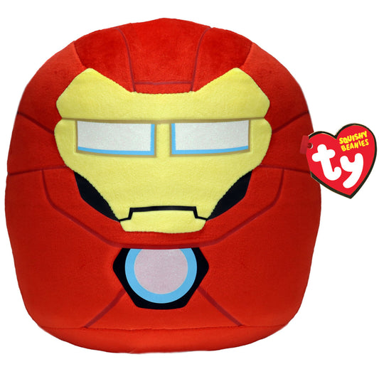 Ty Squishy Beanies - Iron Man 25cm Soft Toy