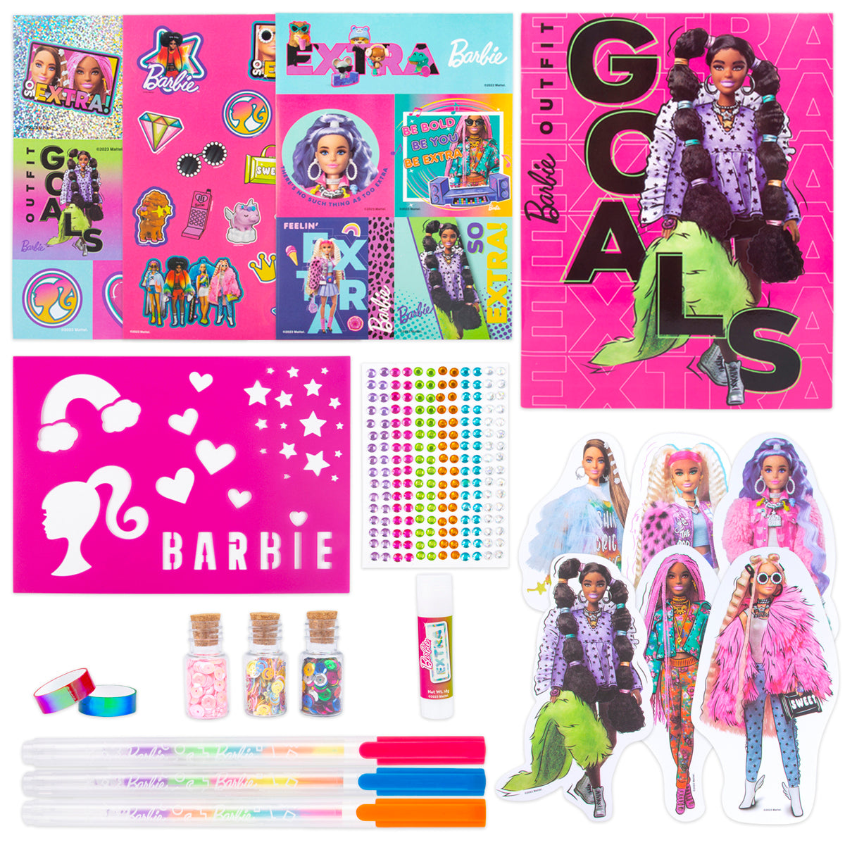 Barbie Extra Fashion Scrapbook Craft Kit
