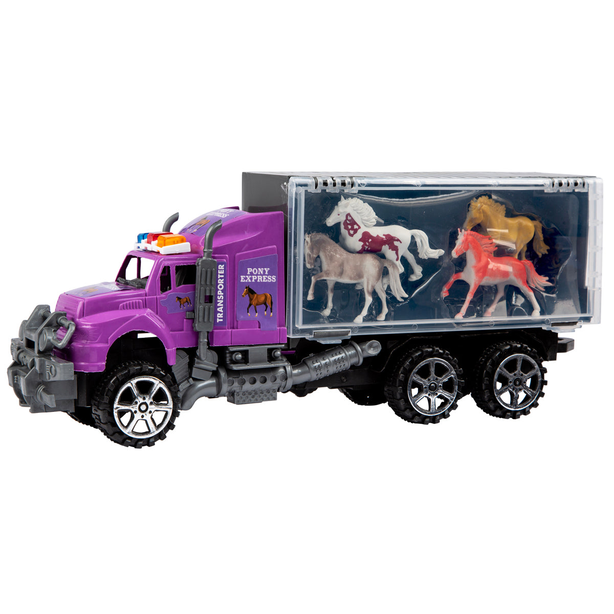 Pony Express Transporter Truck Playset The Entertainer Pakistan
