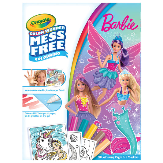 Barbie Crayola Color Wonder Mess Free Book