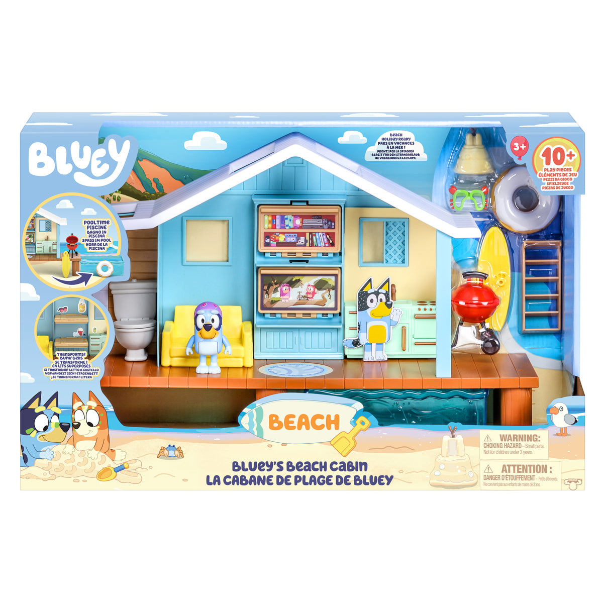 Bluey's Beach Cabin Playset