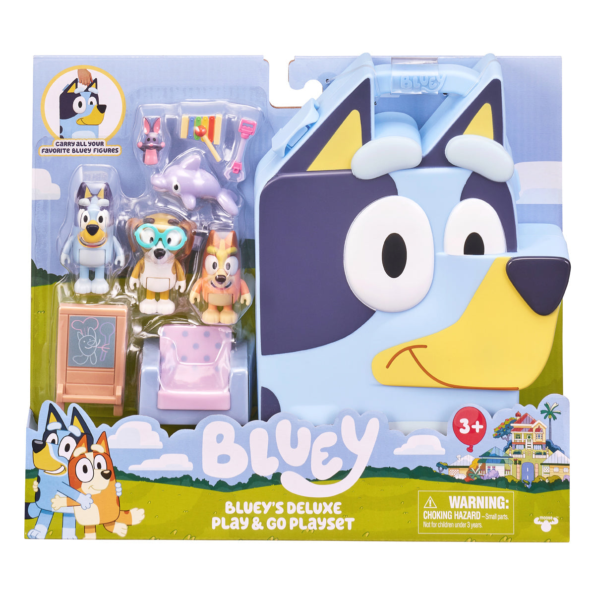 Bluey's Deluxe Play and Go Playset