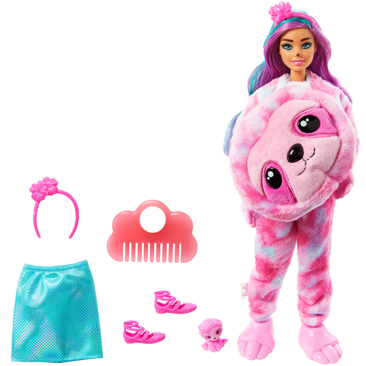 Barbie Cutie Reveal Sloth Doll