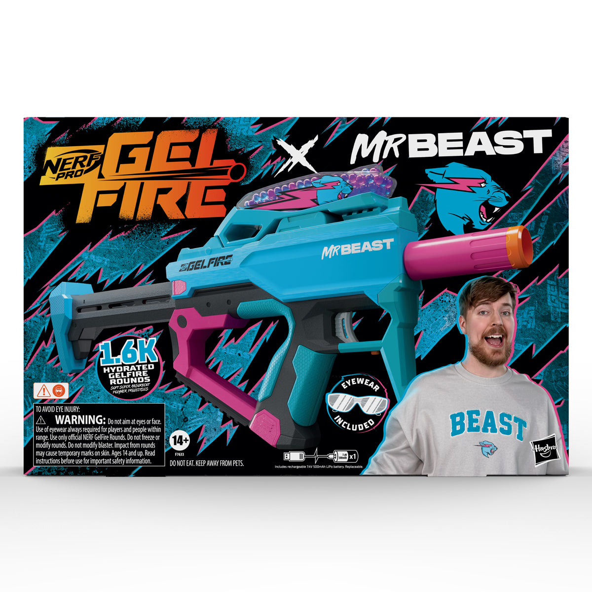 Nerf Pro Gelfire MrBeast Blaster
