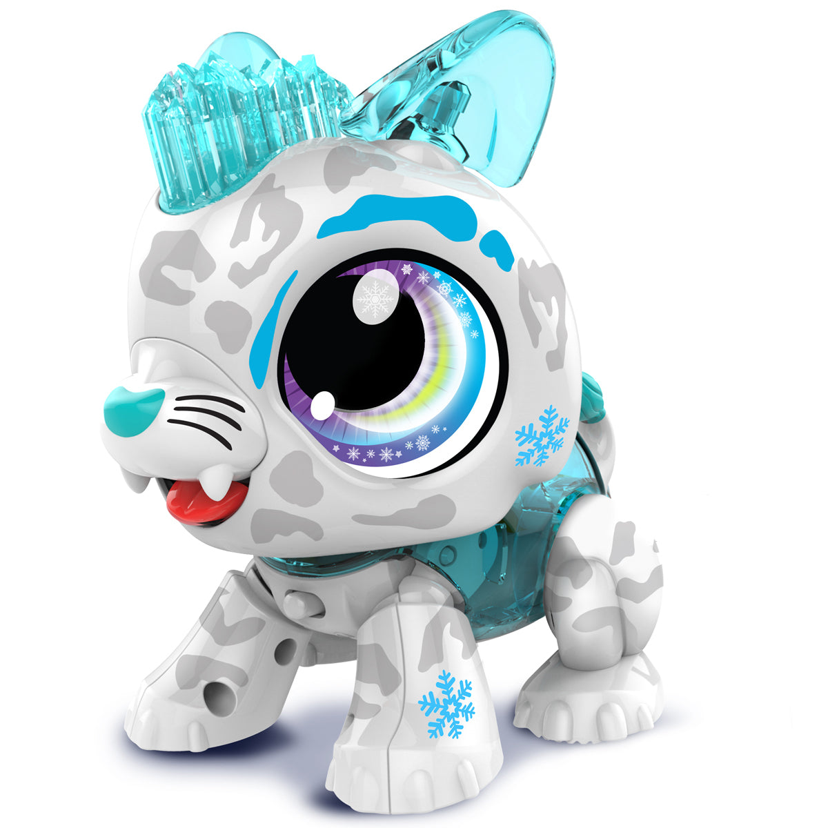 Build a Bot Snow Leopard Buildable Electronic Pet