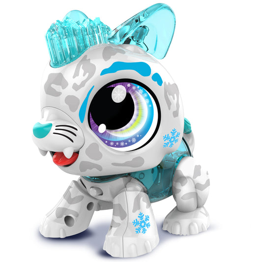 Build a Bot Snow Leopard Buildable Electronic Pet