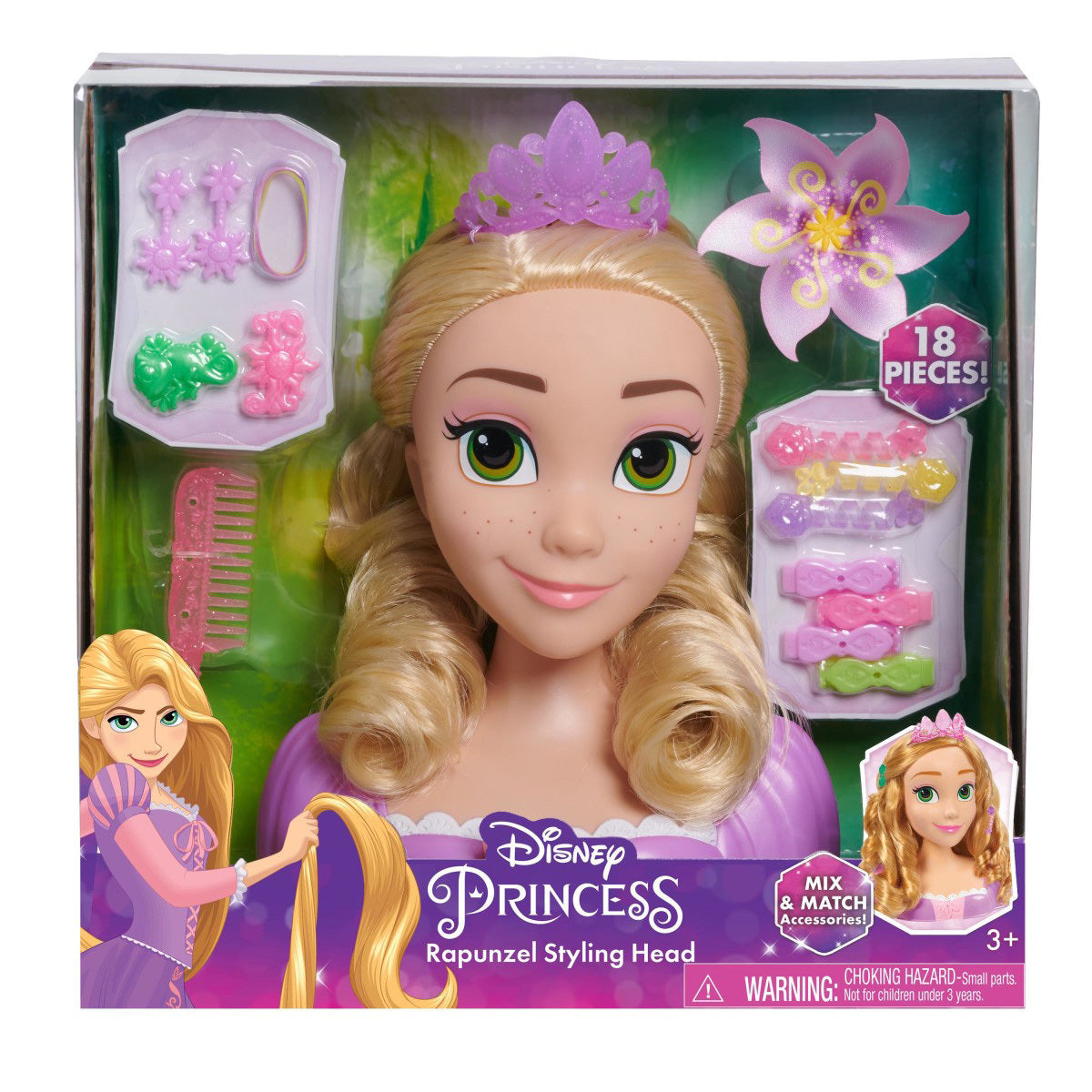 Disney Princess Rapunzel Styling Head Playset
