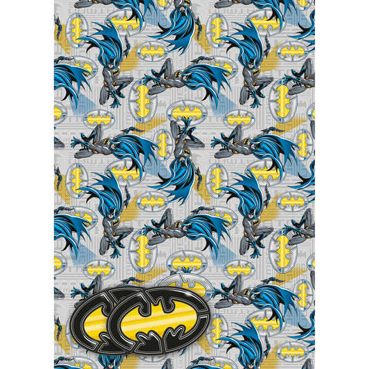 Batman Wrapping Paper - 2 Sheets and 2 Tags