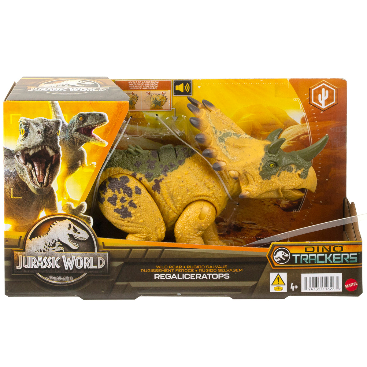 Jurassic World Wild Roar Regakiceratops Dinosaur