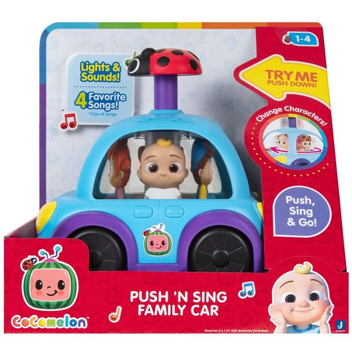 CoComelon Push 'n Sing Family Car - Interactive Musical Car