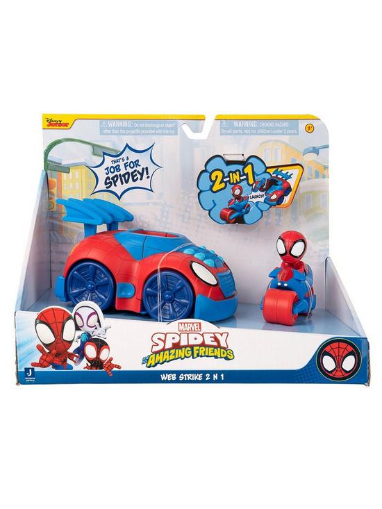 Spidey And His Amazing Friends 2-in-1 Web Strike Feature Vehicle