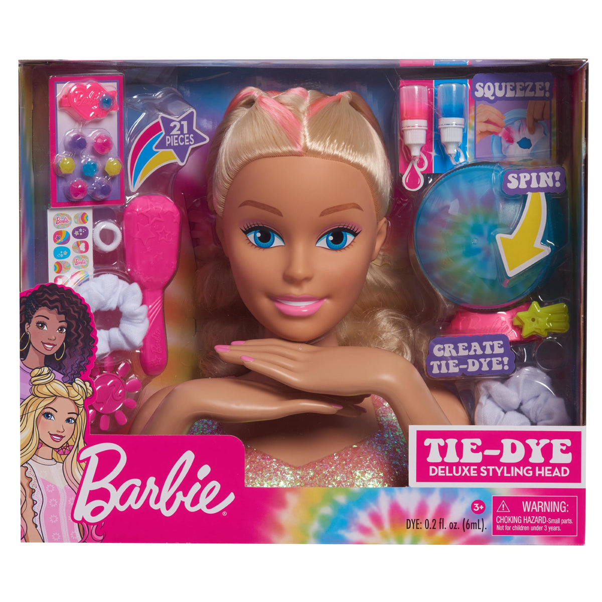 Barbie Tie Dye Deluxe Styling Head