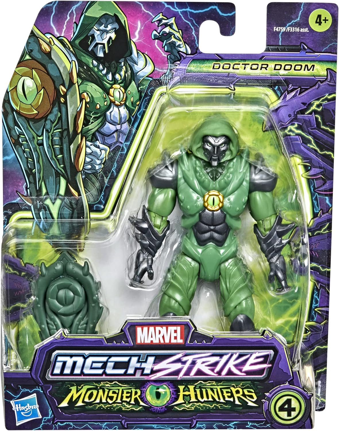 Marvel - Avengers Mech Strike Monster Hunters Doctor Doom 6" Action Figure
