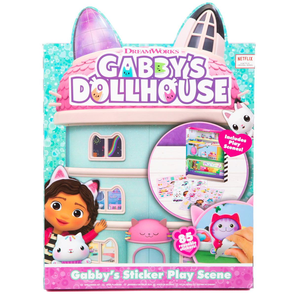 Gabby's Dollhouse Gabby's Sticker Play Scene Craft Set