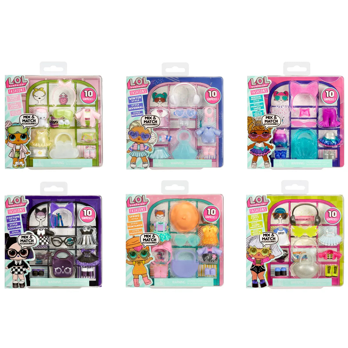 LOL Surprise! Mix & Match Fashion Packs (Styles Vary)