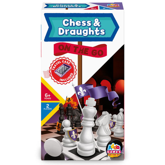 Addo Games On The Go Chess and Draughts Travel Game