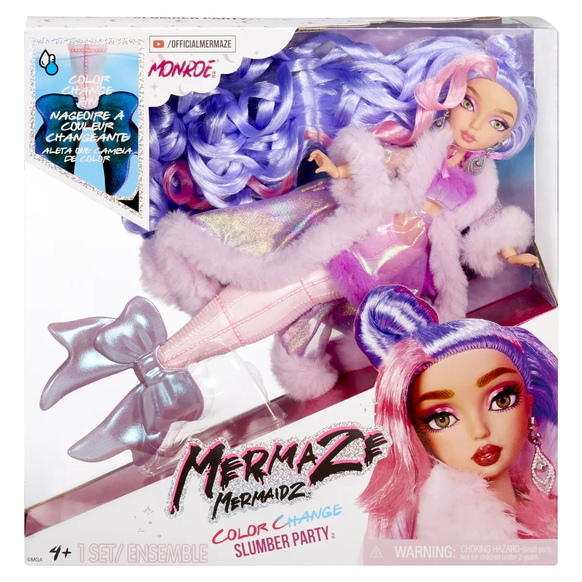Mermaze Mermaidz Slumber Party Colour Change (Styles Vary)