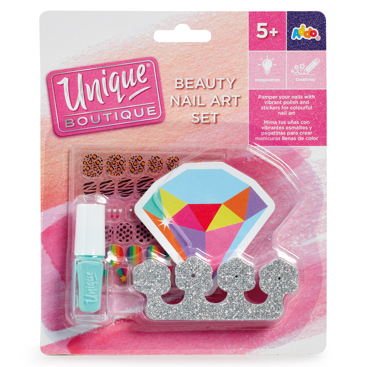 Unique Boutique Beauty Nail Art Craft Set (Styles Vary)