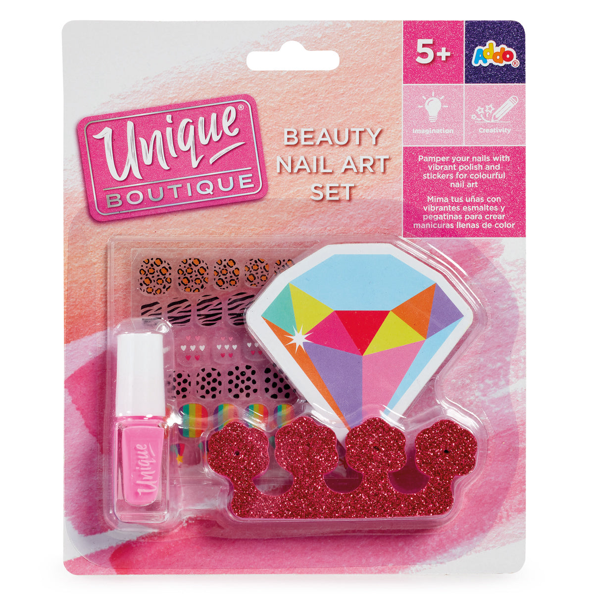 Unique Boutique Beauty Nail Art Craft Set (Styles Vary)