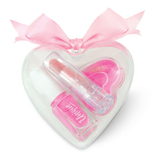 Unique Boutique Mini Heart Makeup Set