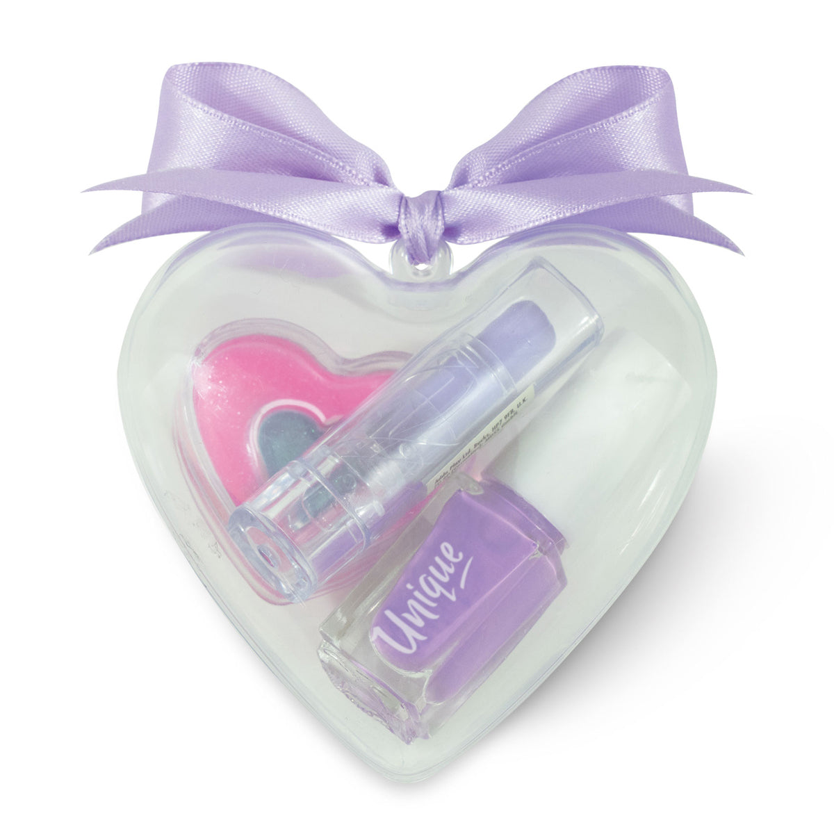 Unique Boutique Mini Heart Makeup Set