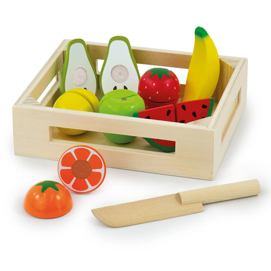 Early Learning Centre Wooden Cut and Play Fruit Playset