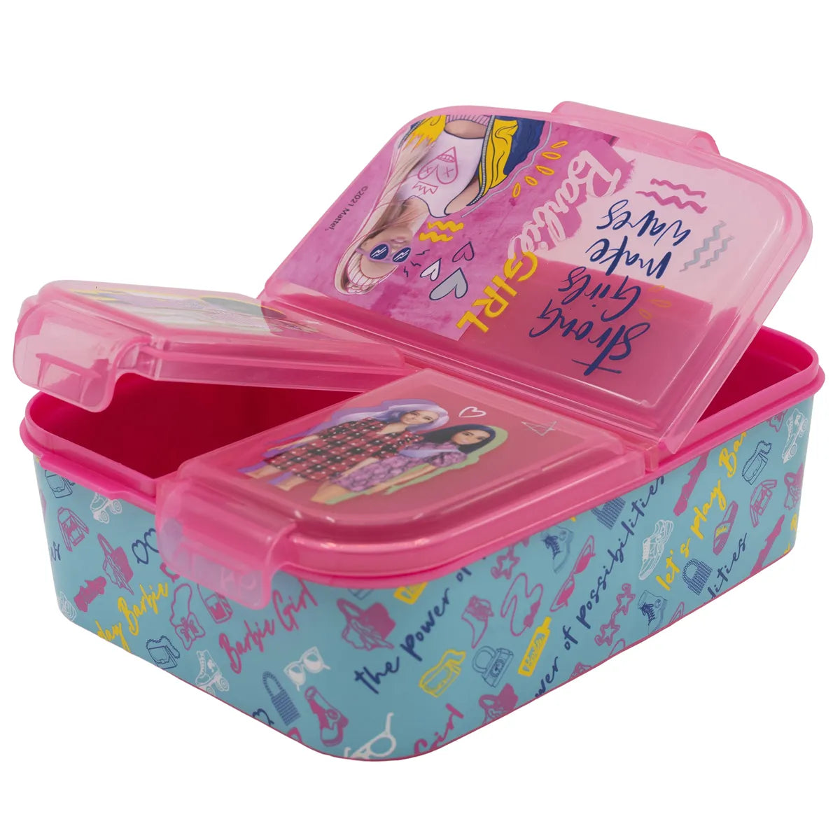Barbie Lunch Box with 3 Compartments