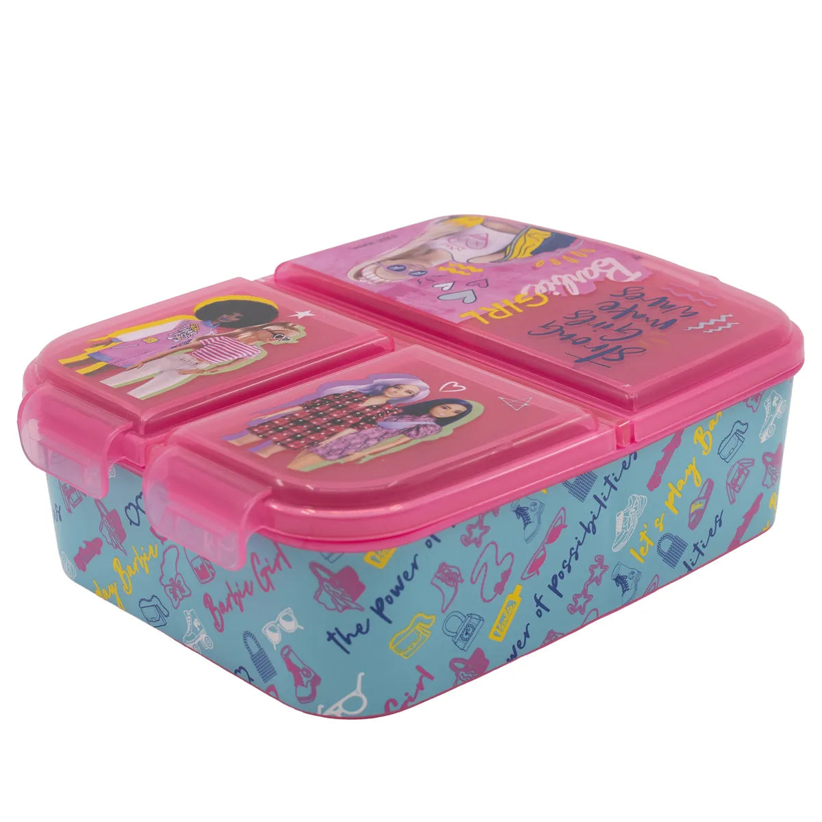 Barbie Lunch Box with 3 Compartments