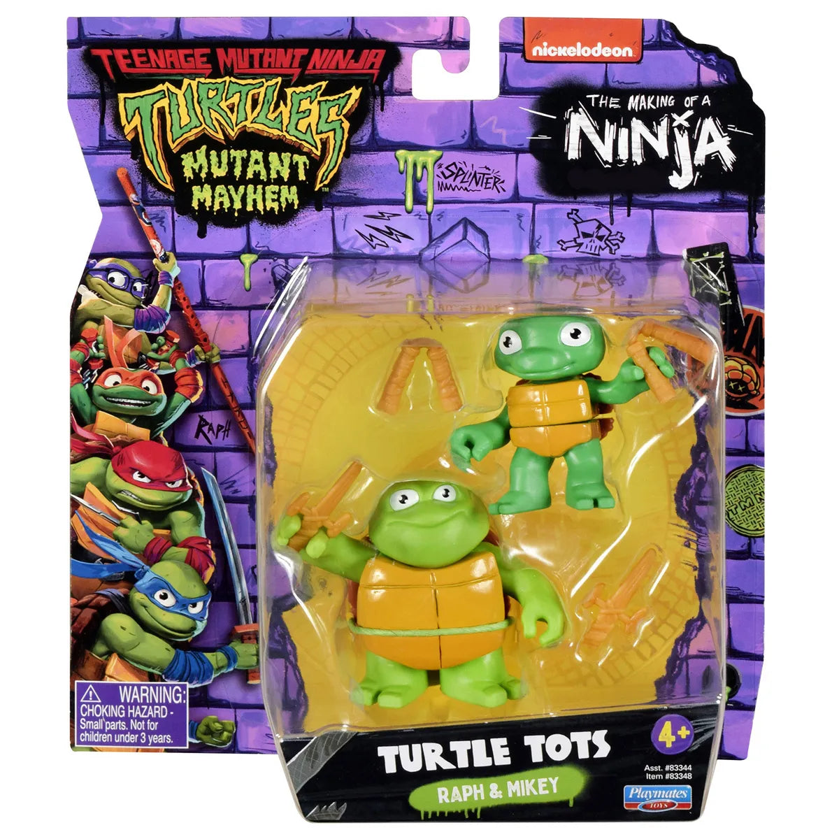 Teenage Mutant Ninja Turtles Mutant Mayhem Raph and Mikey Turtle Tot F ...