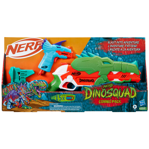 Nerf Dinosquad Combo Blaster 2 Pack