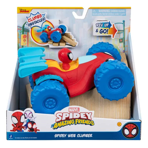 Marvel Spidey and His Amazing Friends - Spidey Web Climber 18cm Vehicl ...