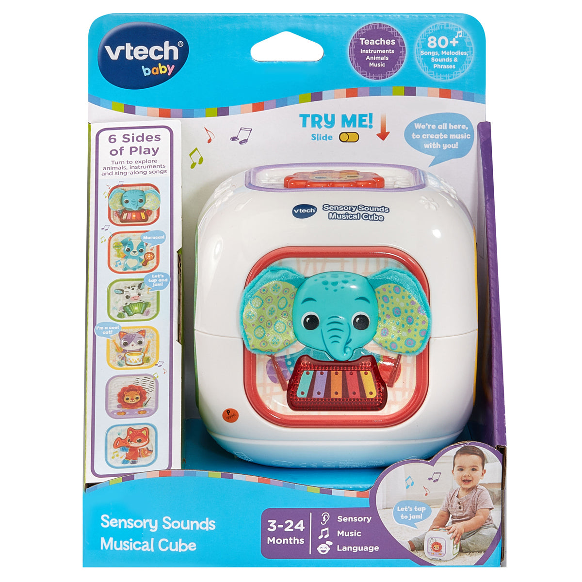 VTech Baby Sensory Sounds Musical Cube