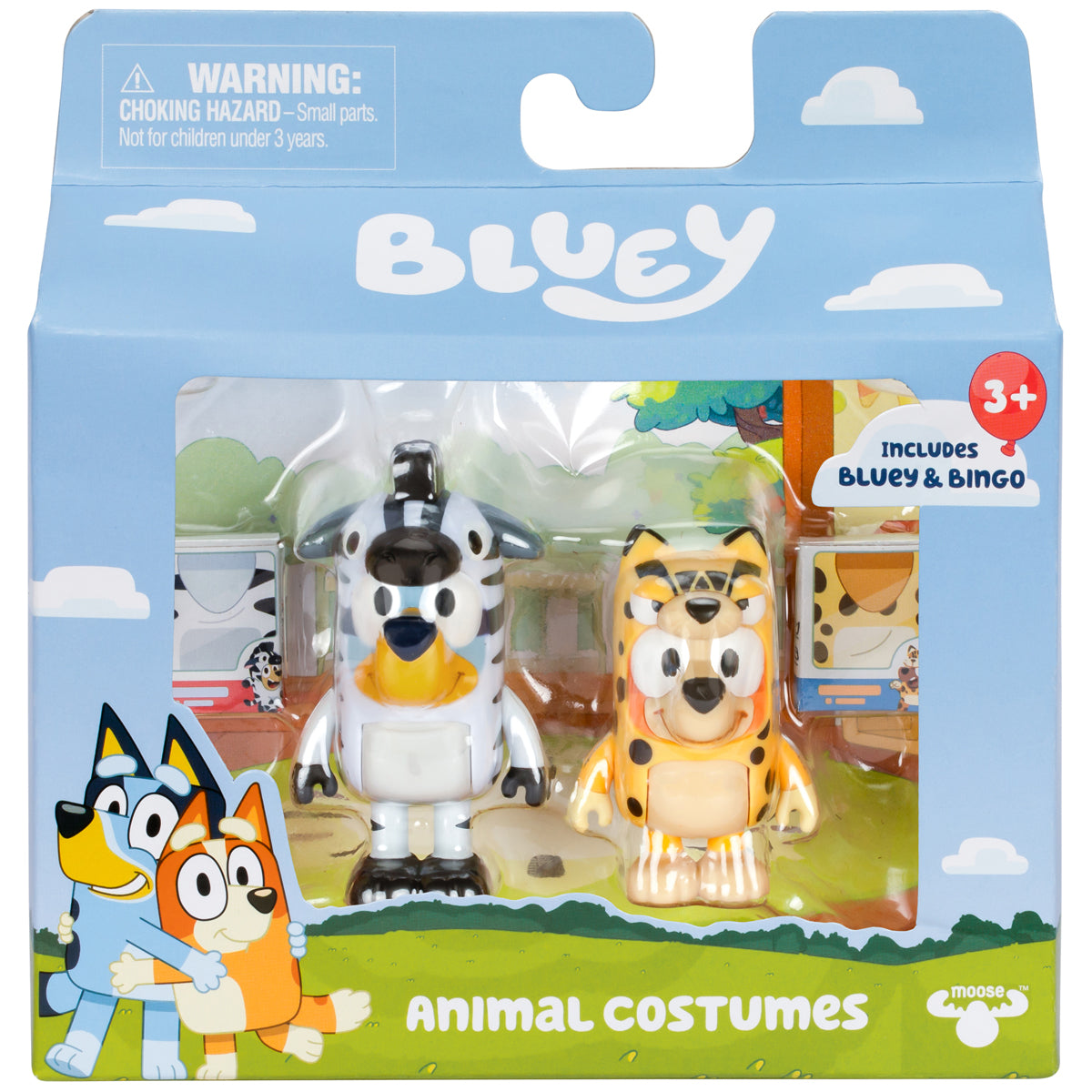Bluey Animal Costumes Bluey & Bingo Figure 2 Pack