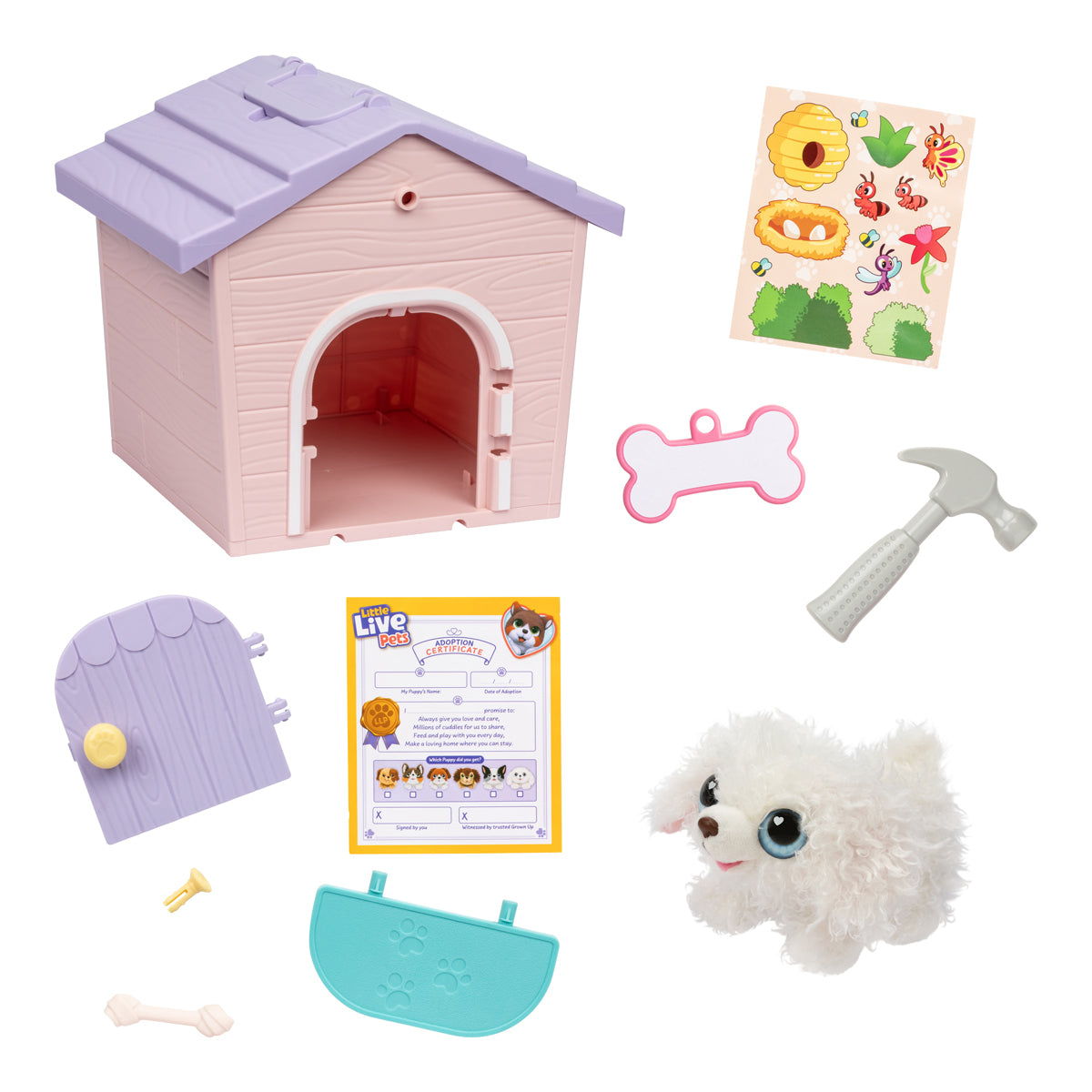 Little Live Pets Pink My Puppy's Home! Minis Playset