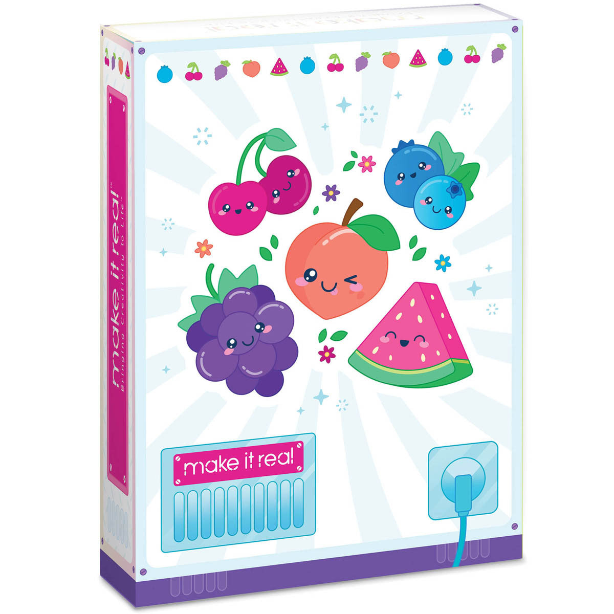 Make It Real Fruity Beauty Cosmetics Vending Machine Craft Set