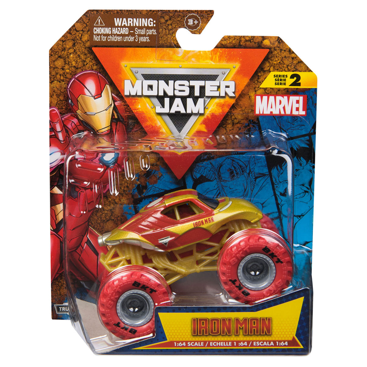 Monster Jam Marvel 1:64 Monster Truck Vehicle (Styles Vary)