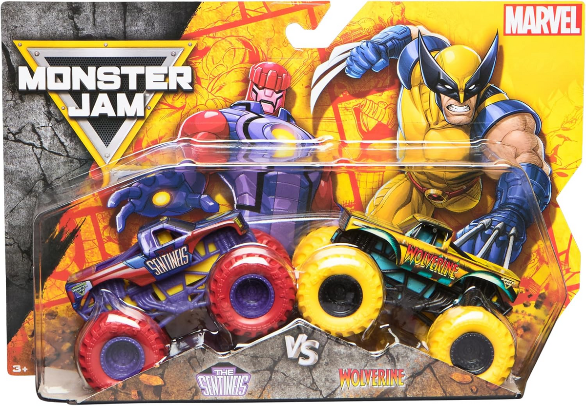 Monster Jam Marvel The Sentinels vs Wolverine