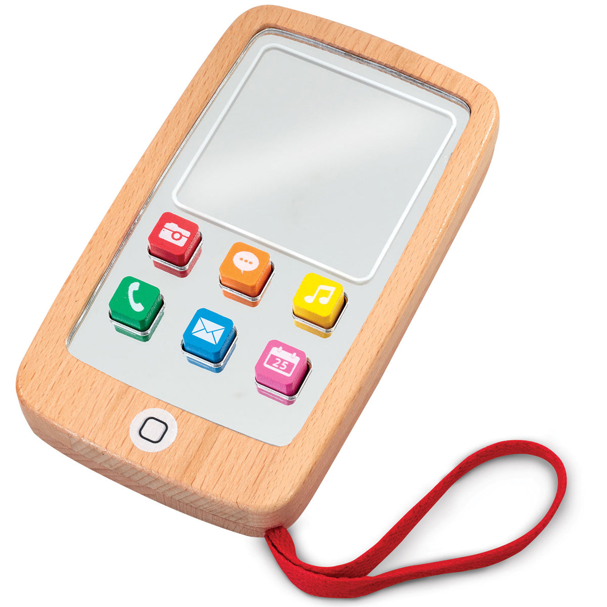 Early Learning Centre Wooden Baby Mirror Phone