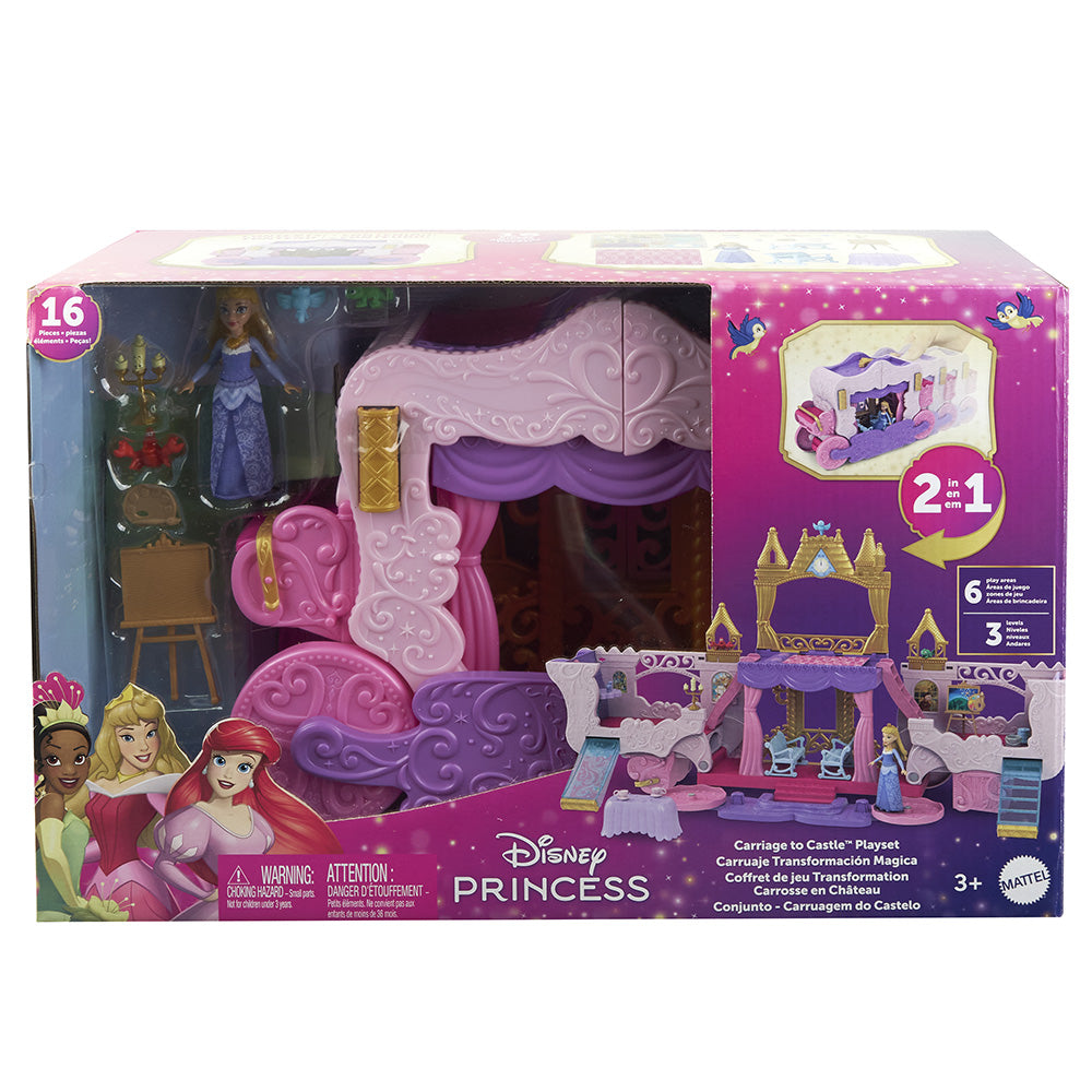 Disney Princess Carriage Castle 2 In 1