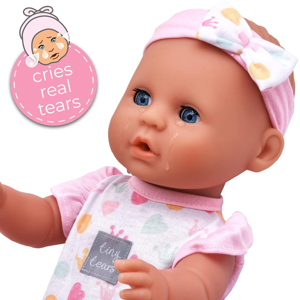 Tiny Tears Classic Drinking, Crying and Wetting 38cm Baby Doll