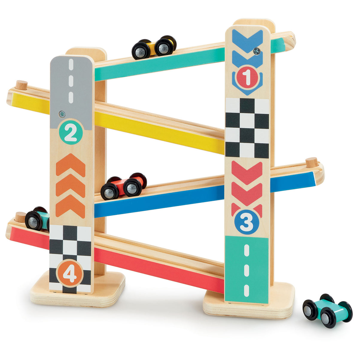 Early Learning Centre Wooden Click Clack Race Track